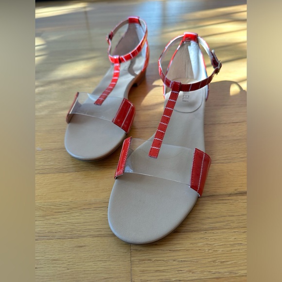 Vaneli T-strap sandals - red - Picture 3 of 6